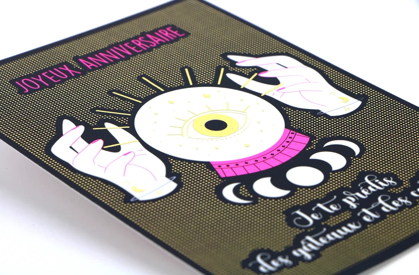 Carte anniversaire Esotériques - vue 5