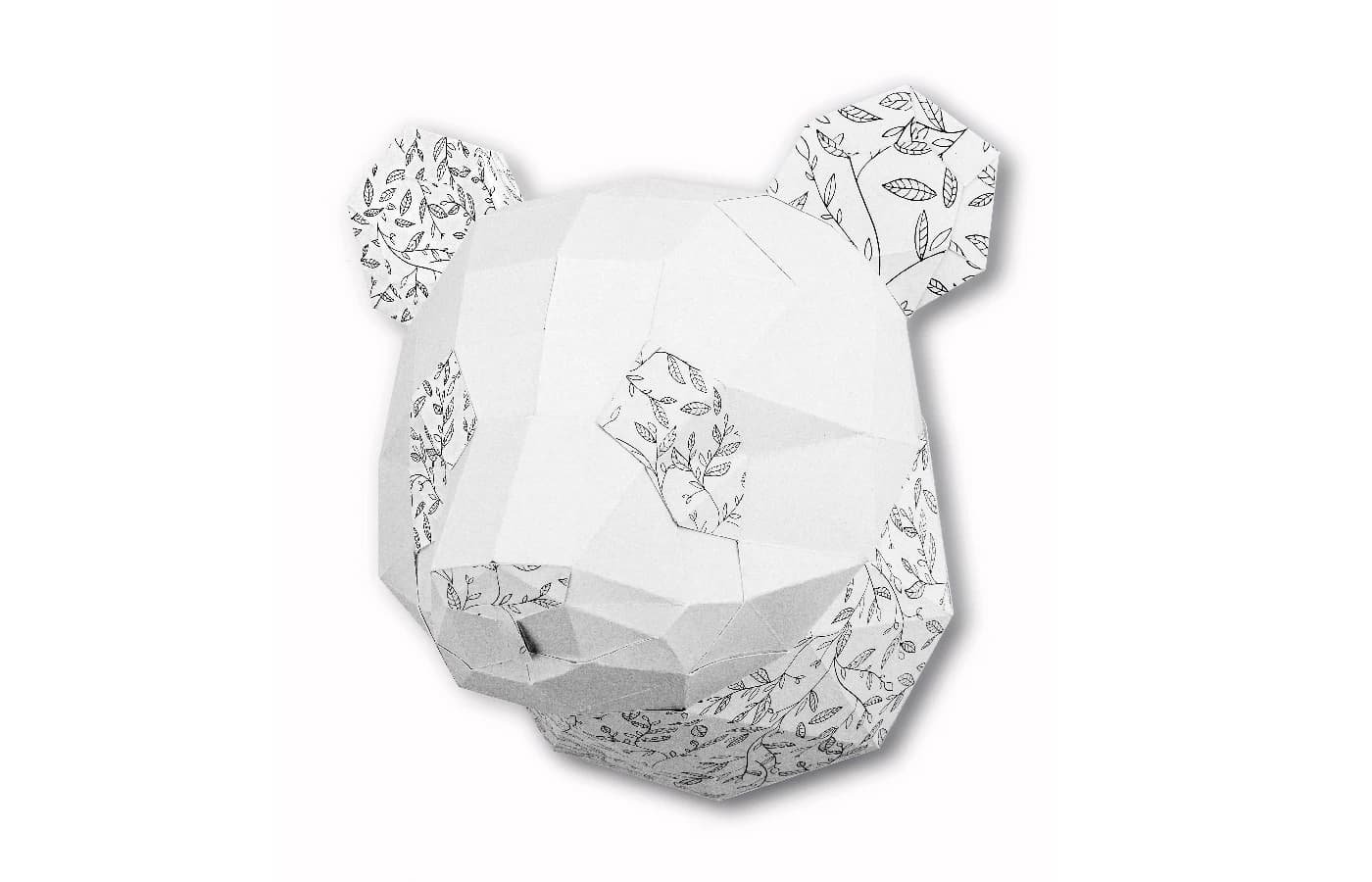 Trophée à colorier - Petit Panda