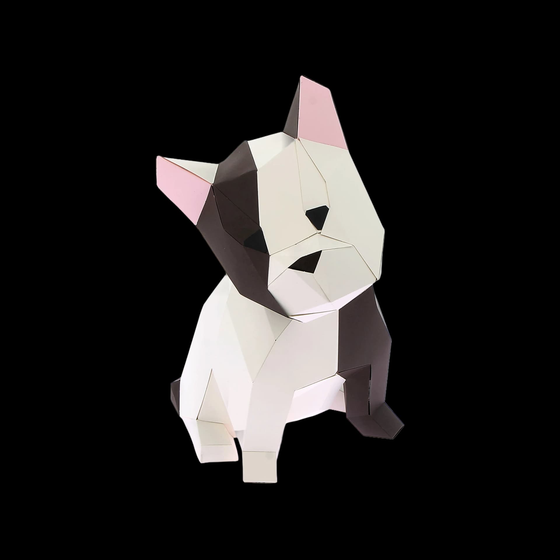 Bouledogue assis
