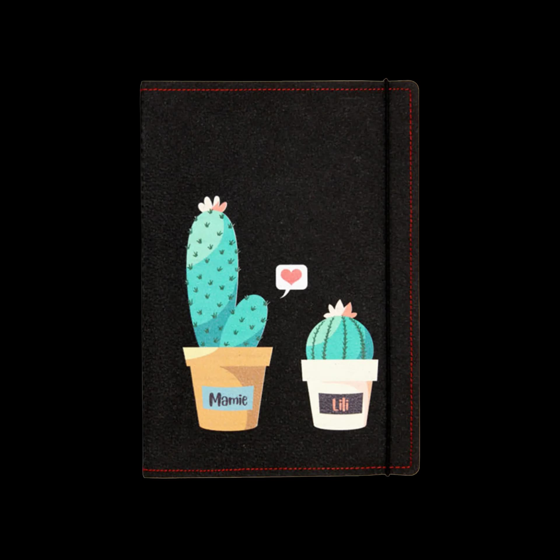 Carnet cuir personnalisé - Plantes