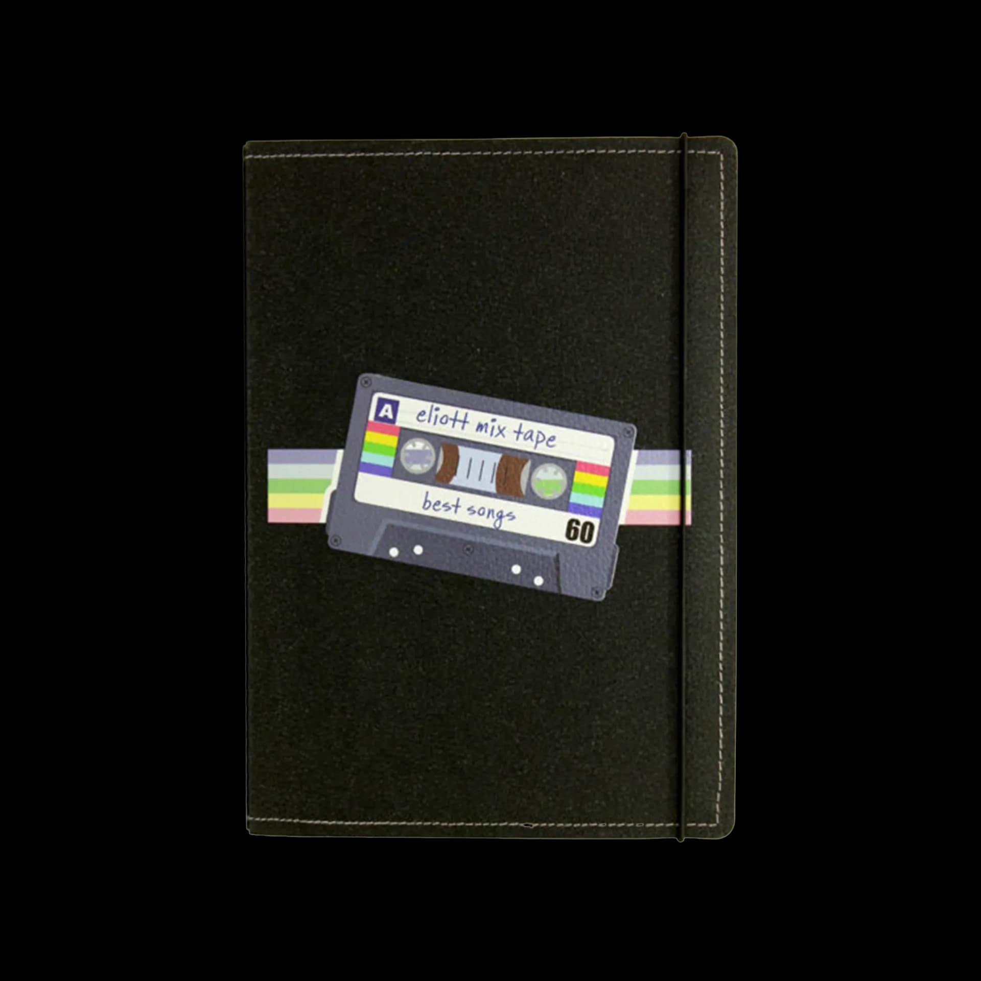 Carnet cuir personnalisé - 80's
