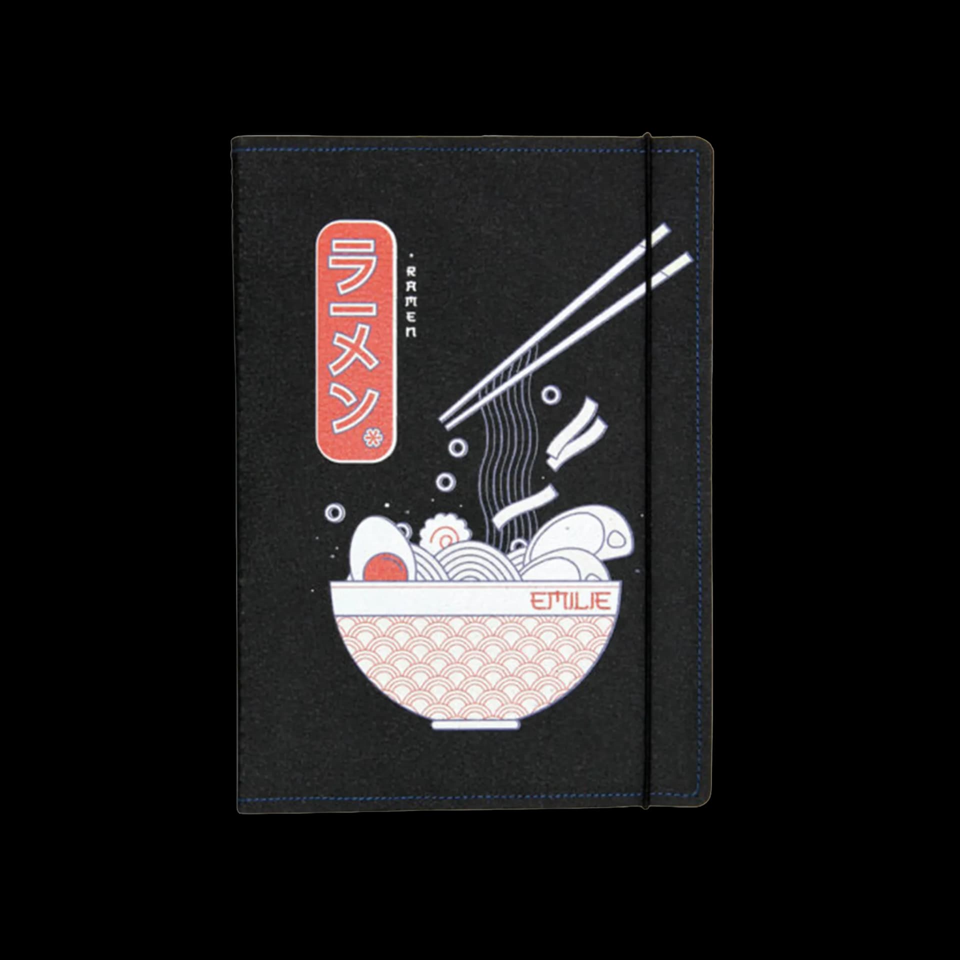 Carnet cuir personnalisé - Ramen