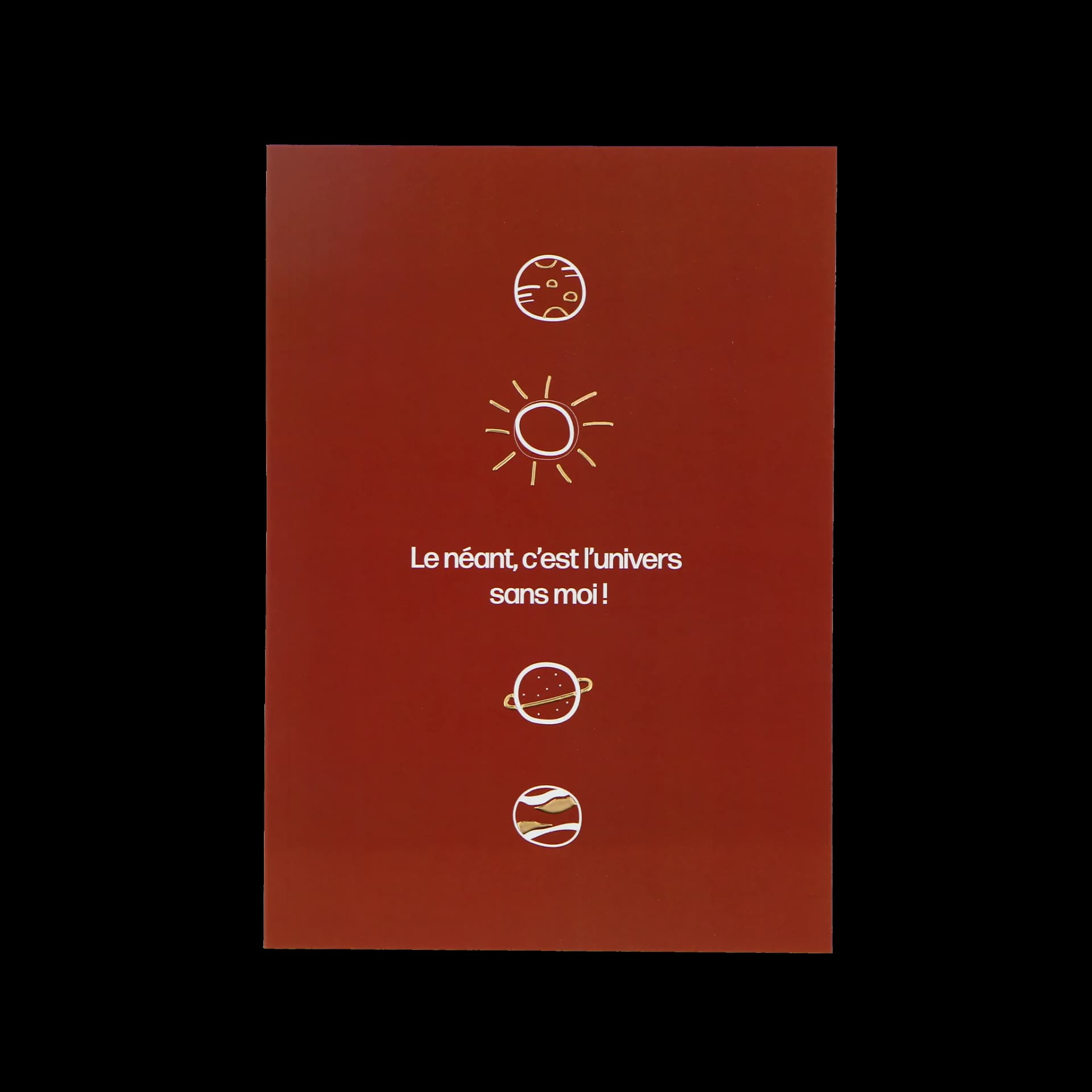 Carnet ligné Univers