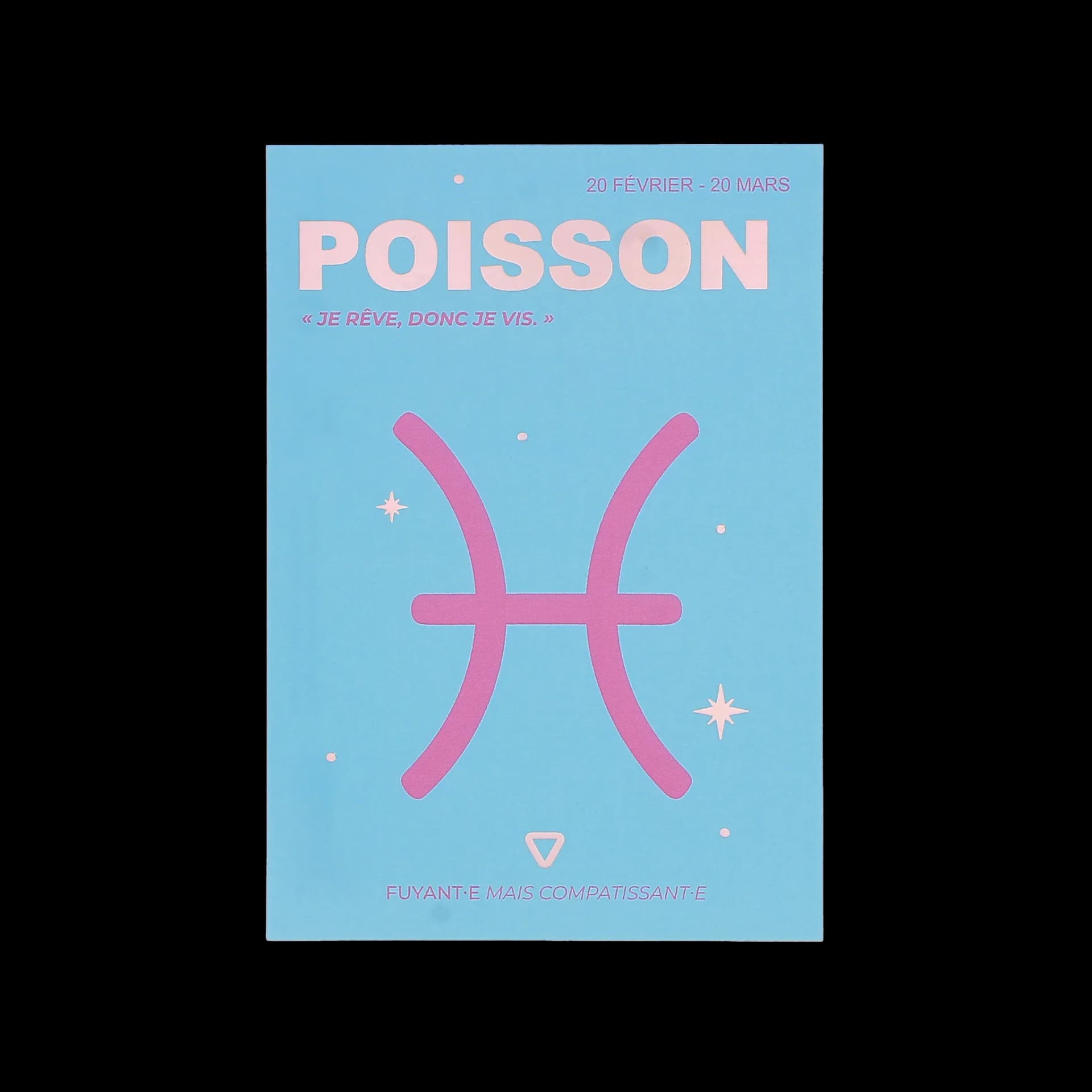 Papeterie cartes postales Astro Poisson