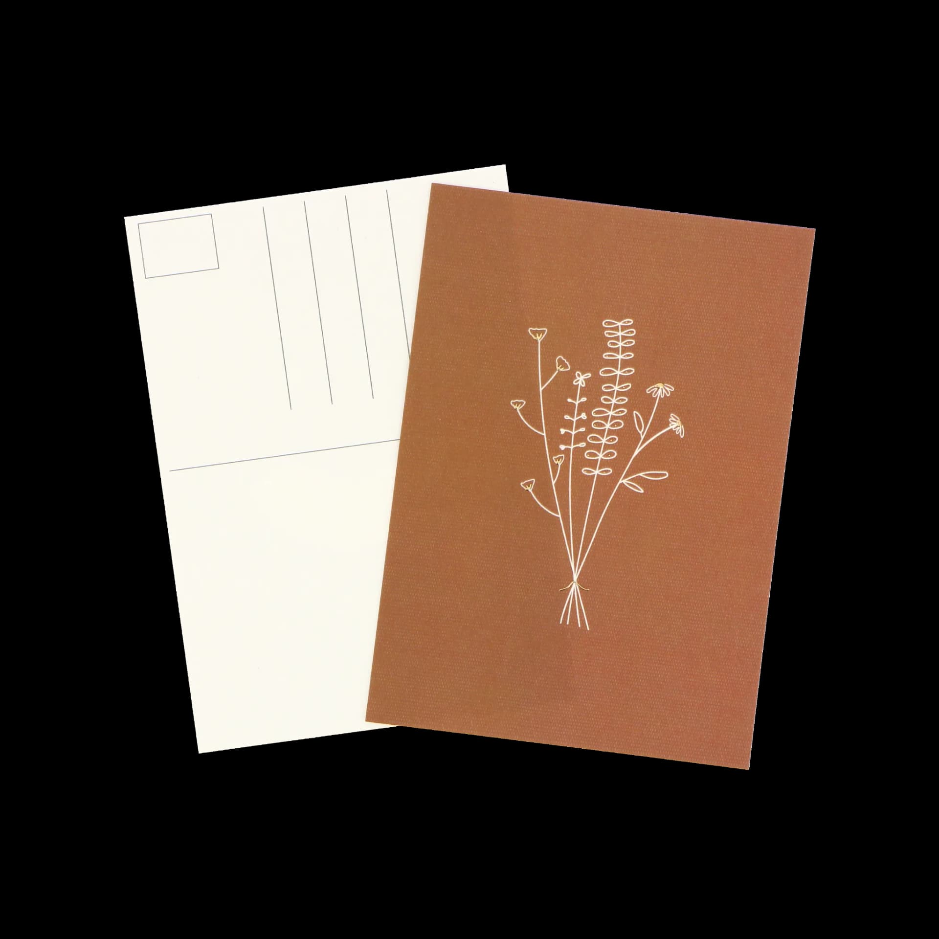 Cartes postales minimalistes