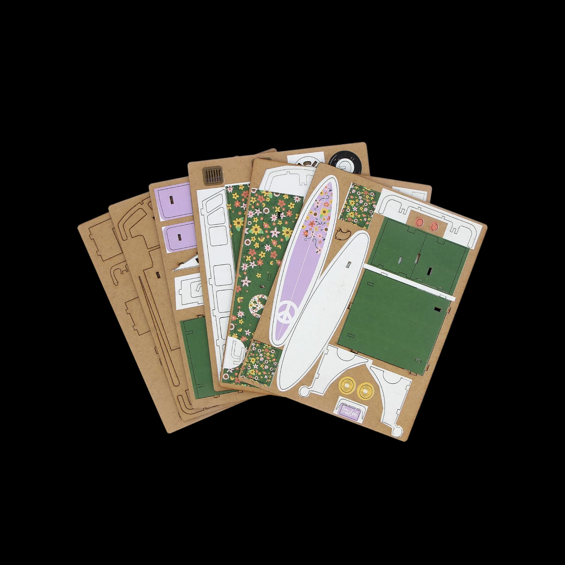 Packaging ouvert de combi en bois Liberty