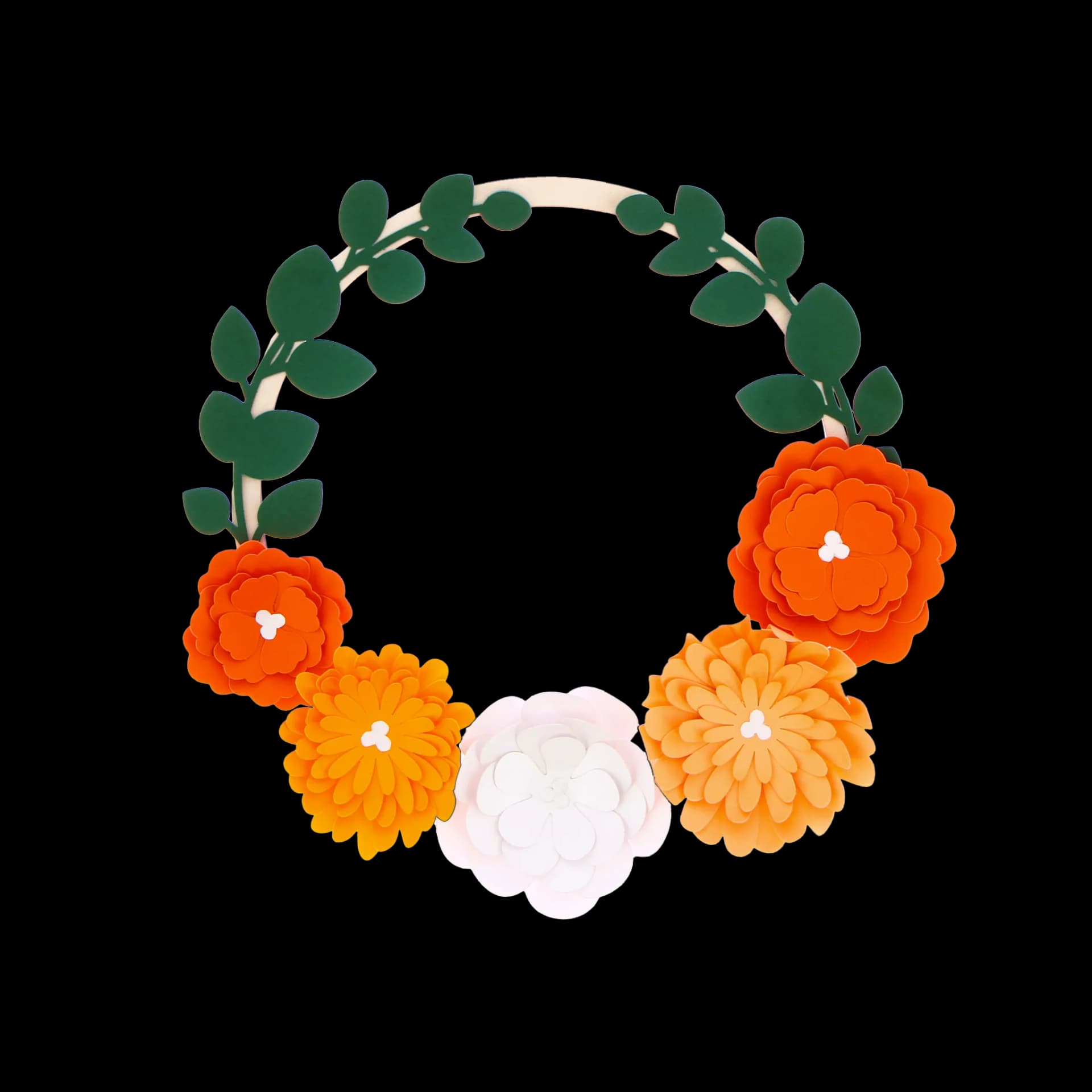 Couronne de fleurs
