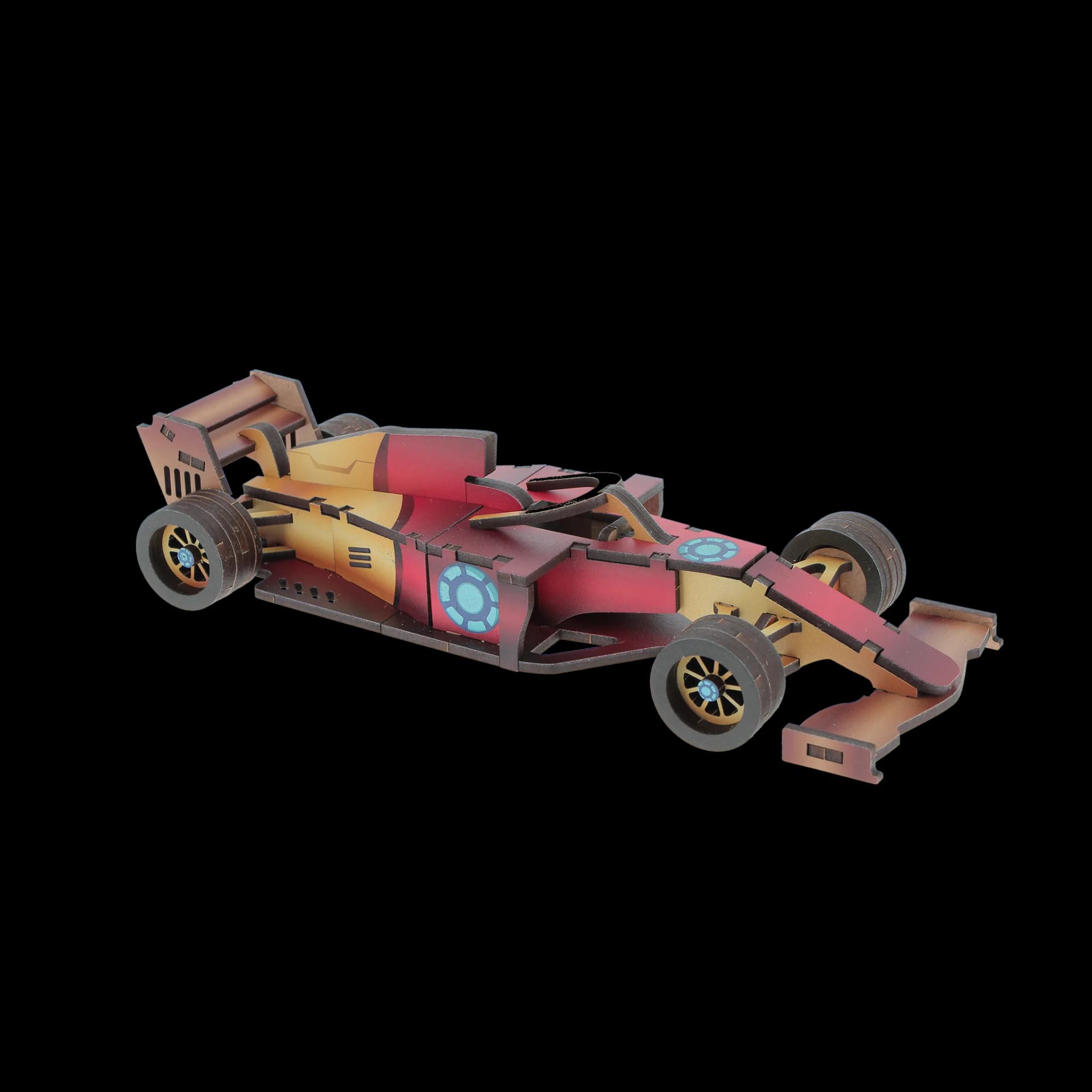 Formule 1 en bois rouge