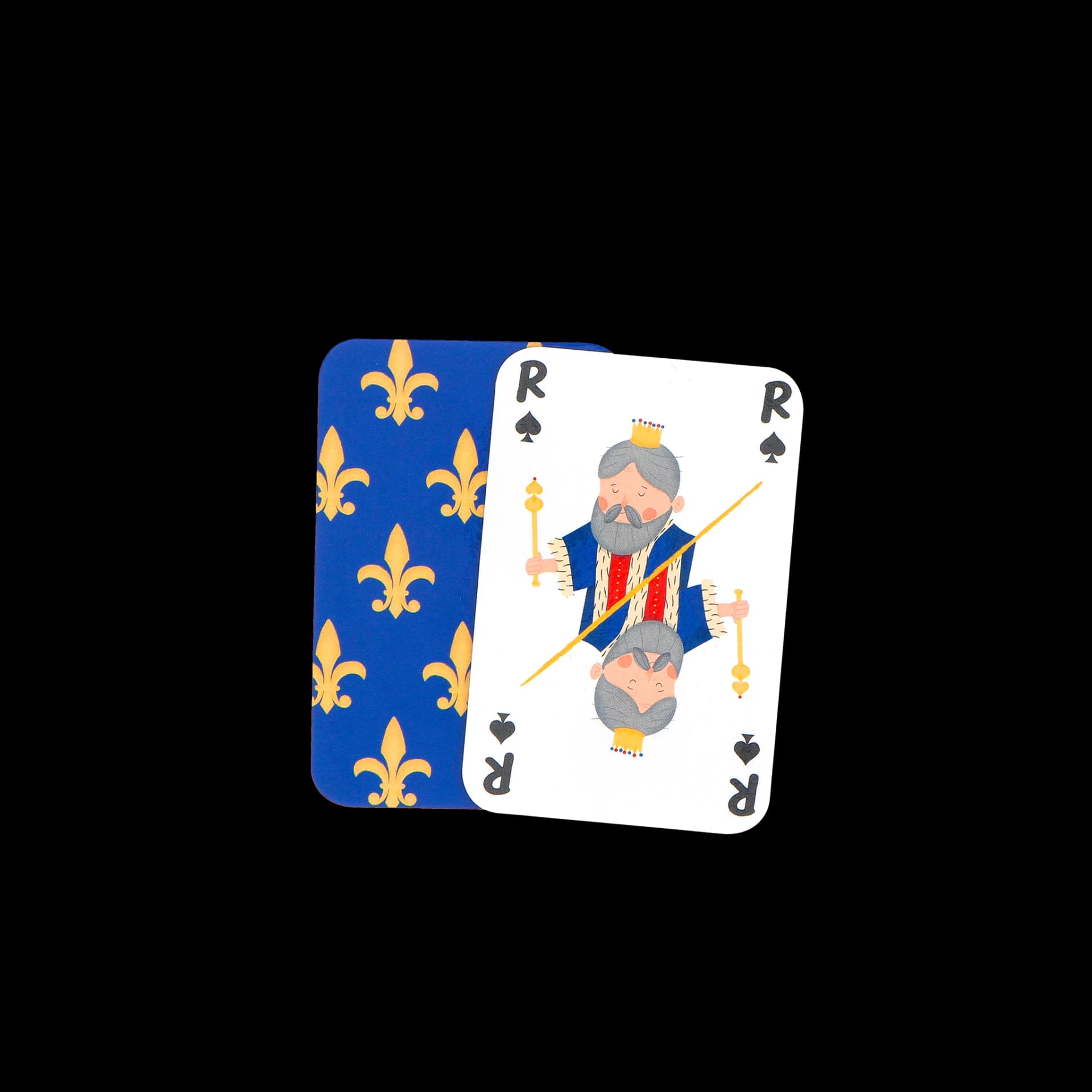 Cartes recto-verso du Jeu de 54 cartes epopee royale