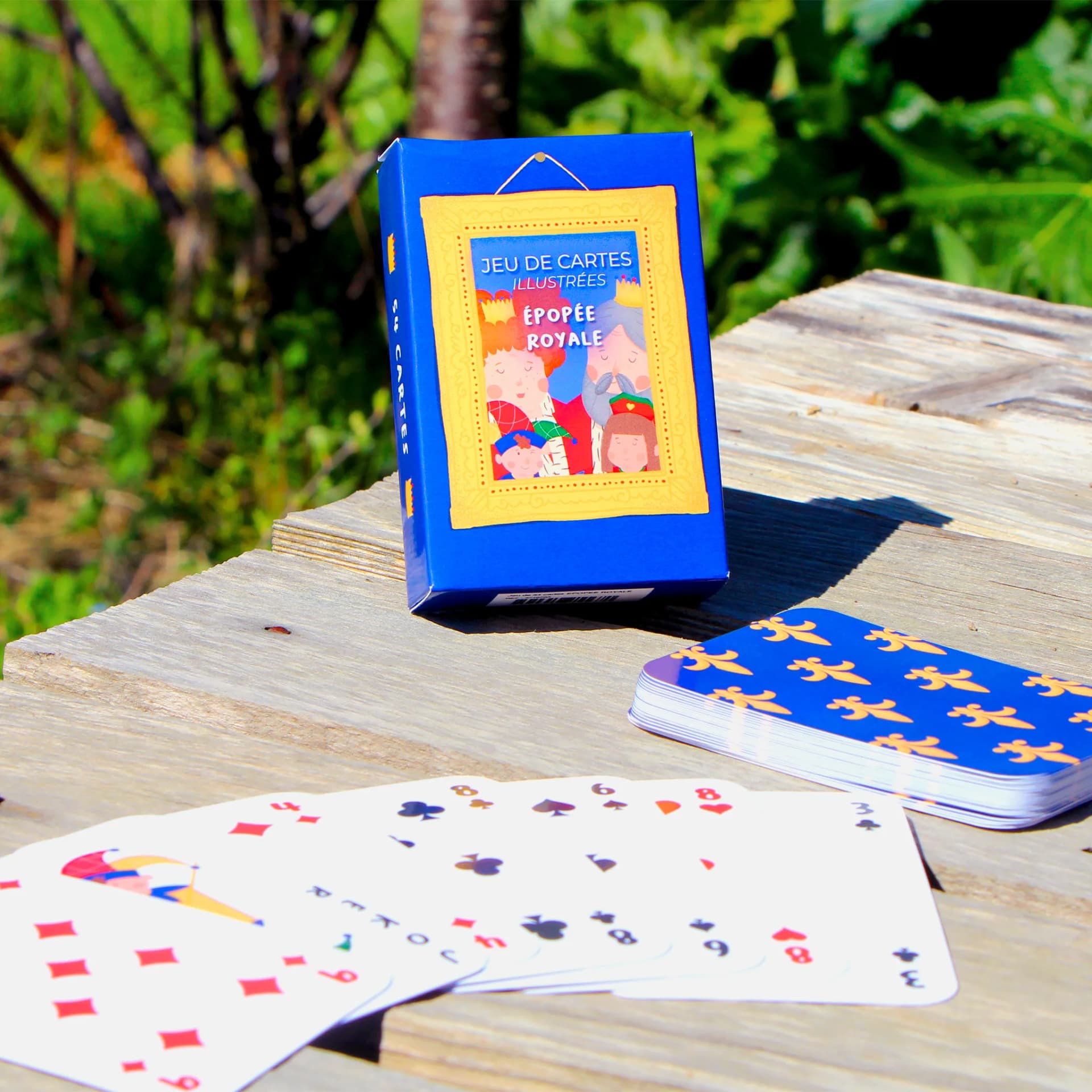 Jeu de 54 cartes epopee royale en situation