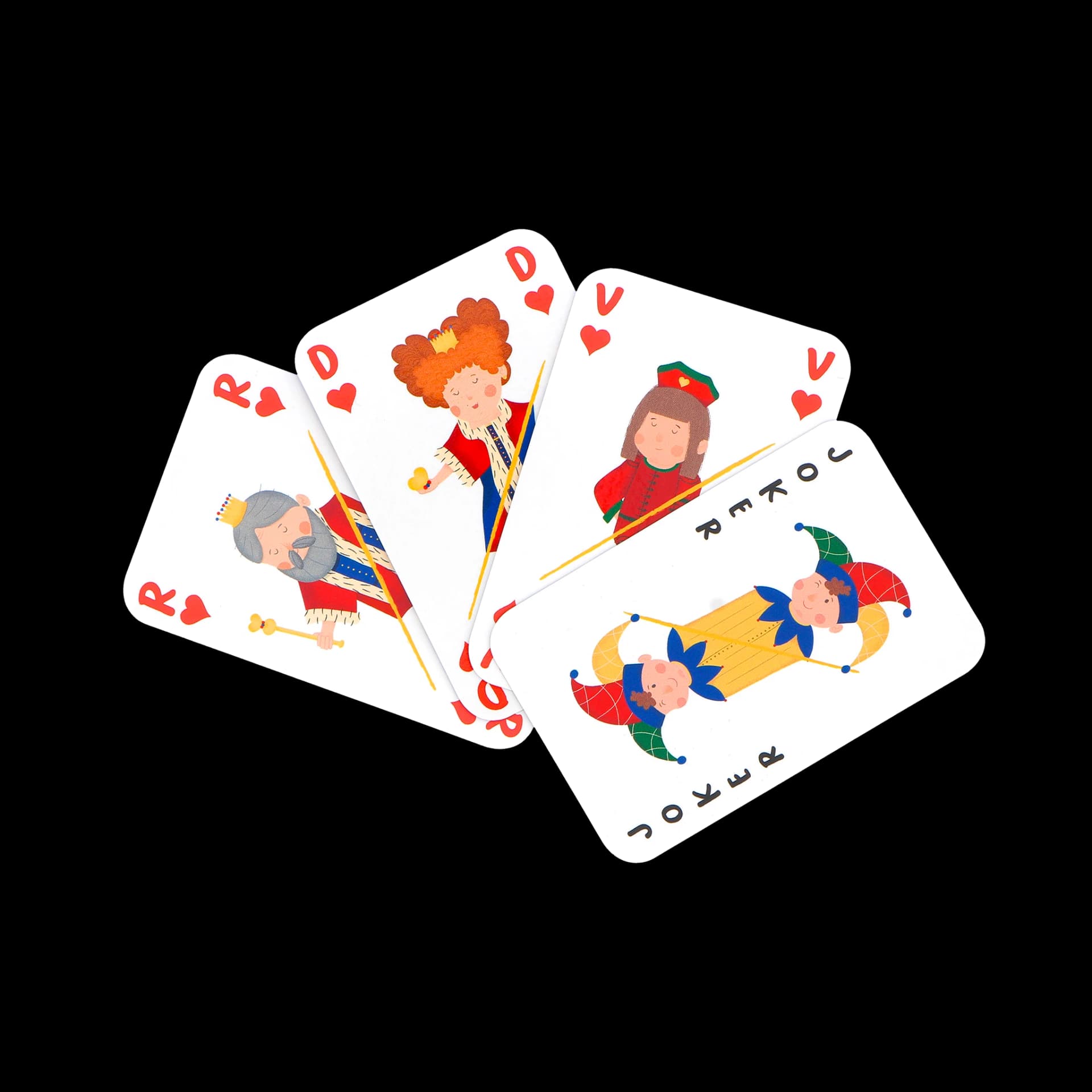 Contenu du Jeu de 54 cartes epopee royale