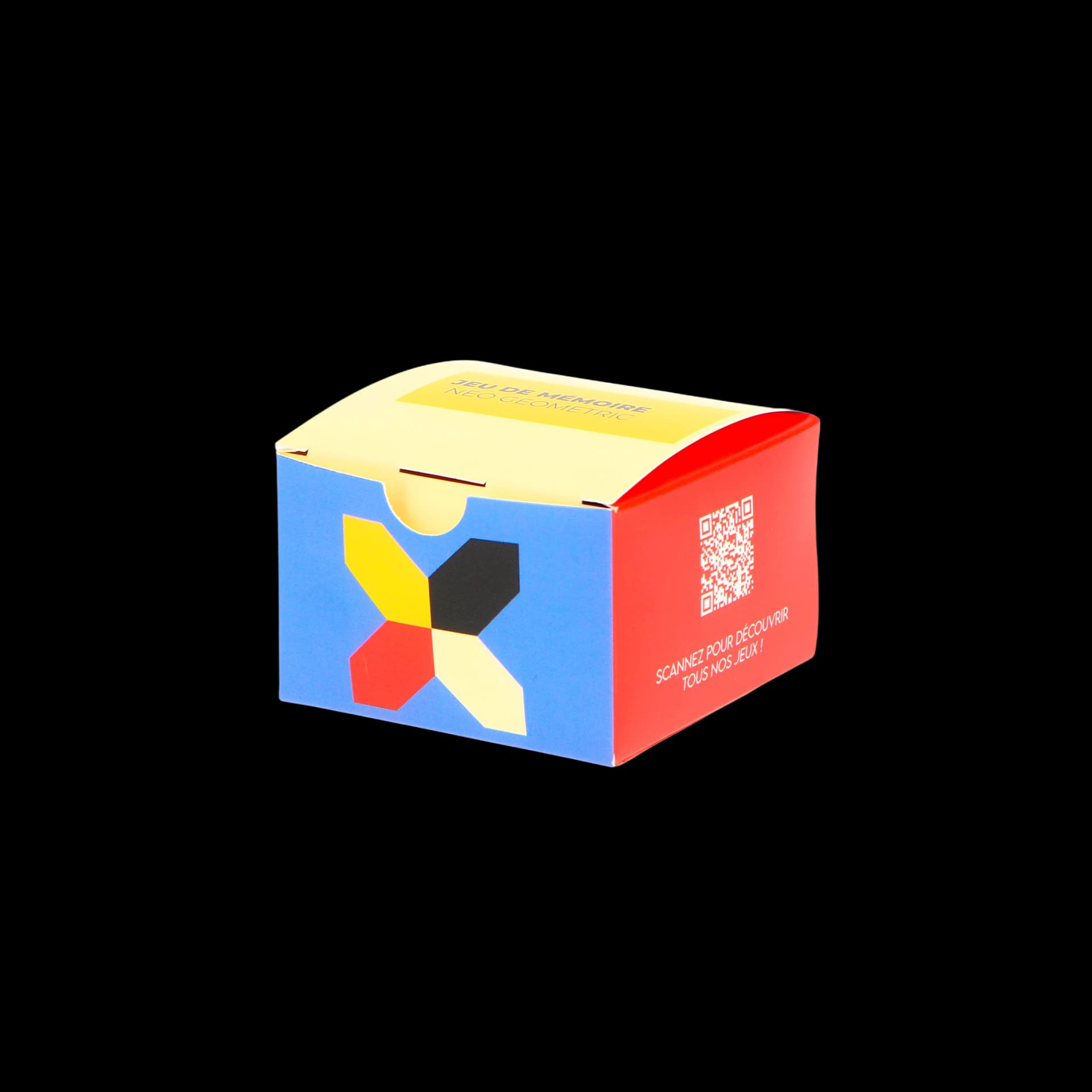 Packaging de Jeu memory adultes Neo-géométrique
