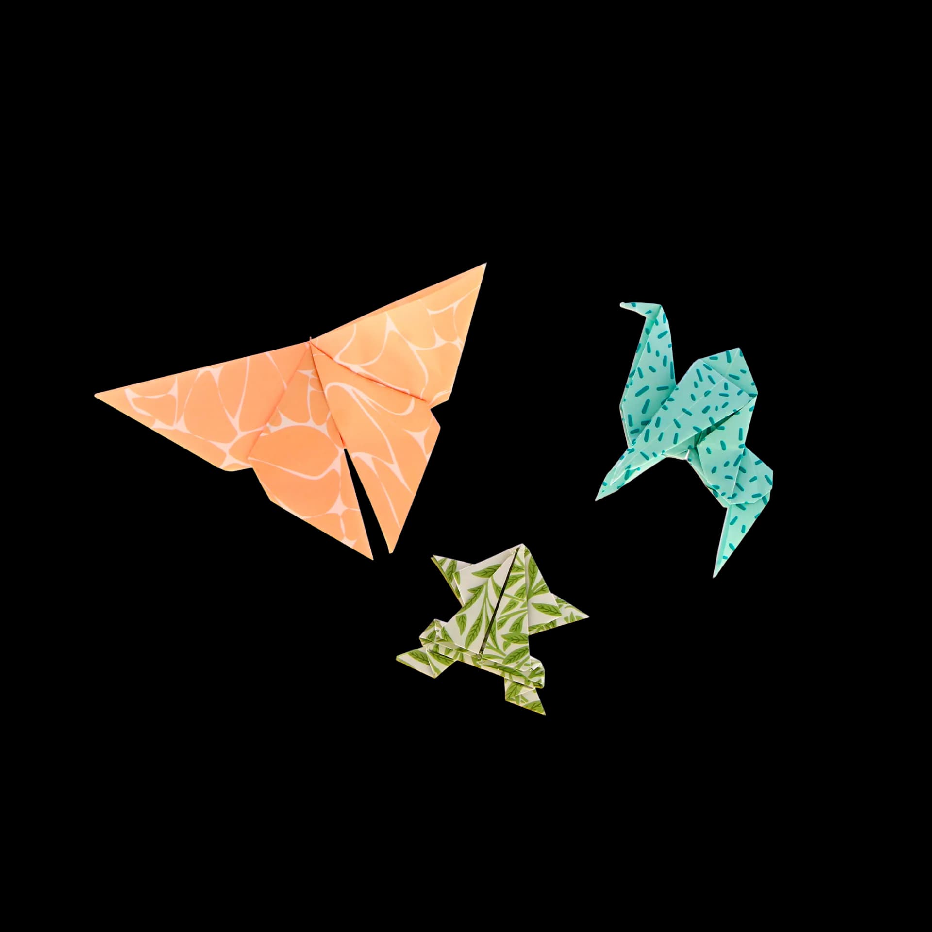 Kit Origami Printemps Multicouleurs