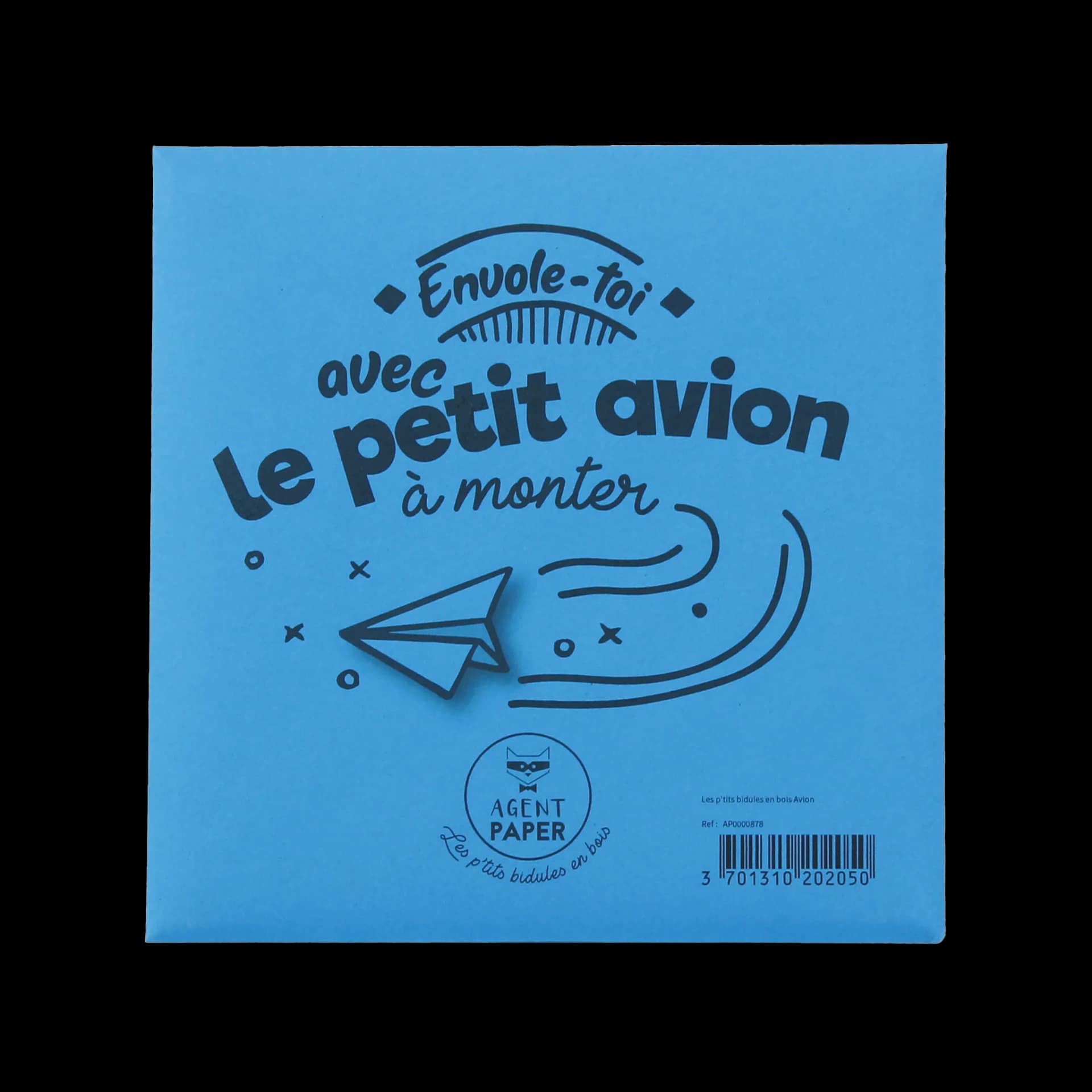 Packaging fermé de les p'tits bidules en bois Avion