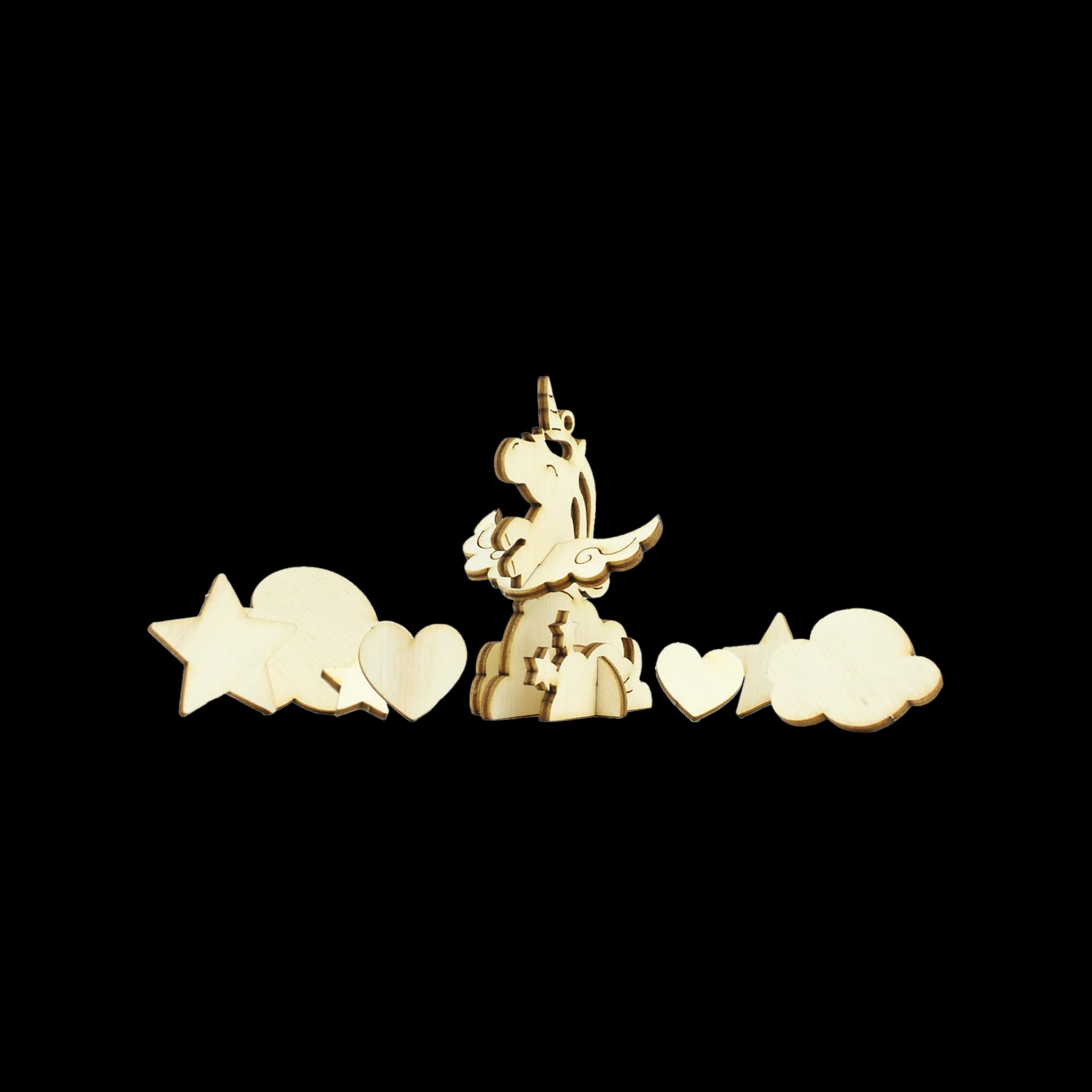 Les p'tits bidules - Licorne nuages