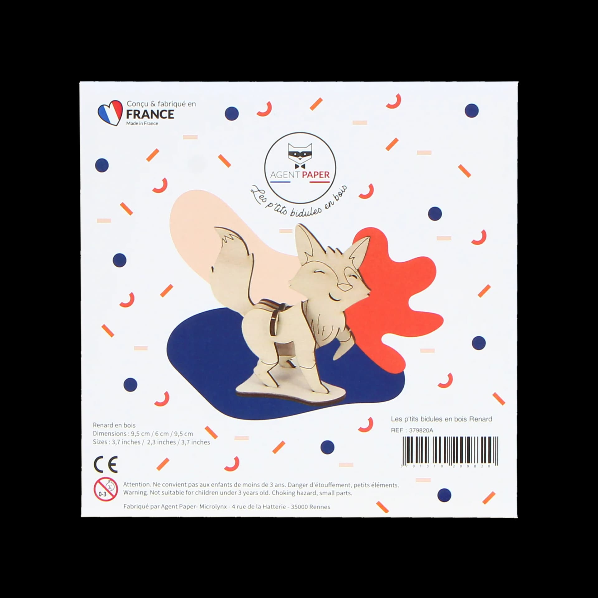 Packaging fermé de Les p'tits bidules en bois Renard
