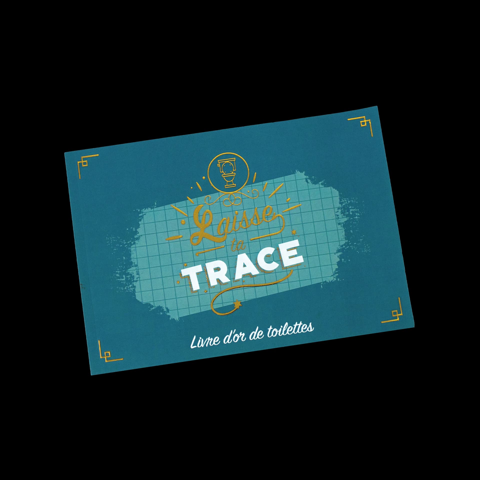 Livre d'or toilette Laisse ta trace