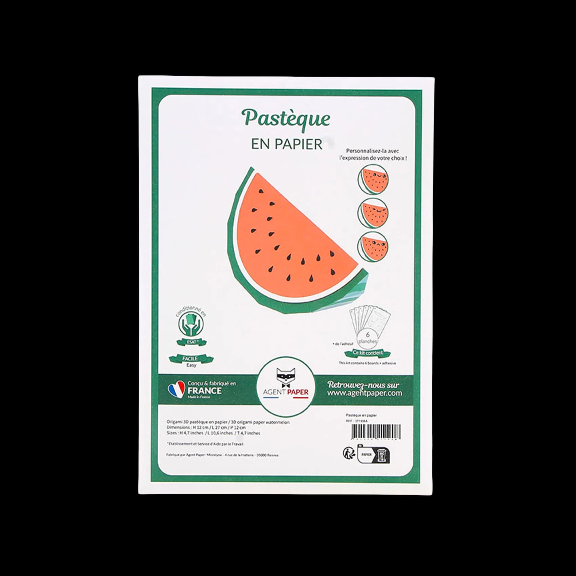 Packaging de Pastèque en papier Pasteque
