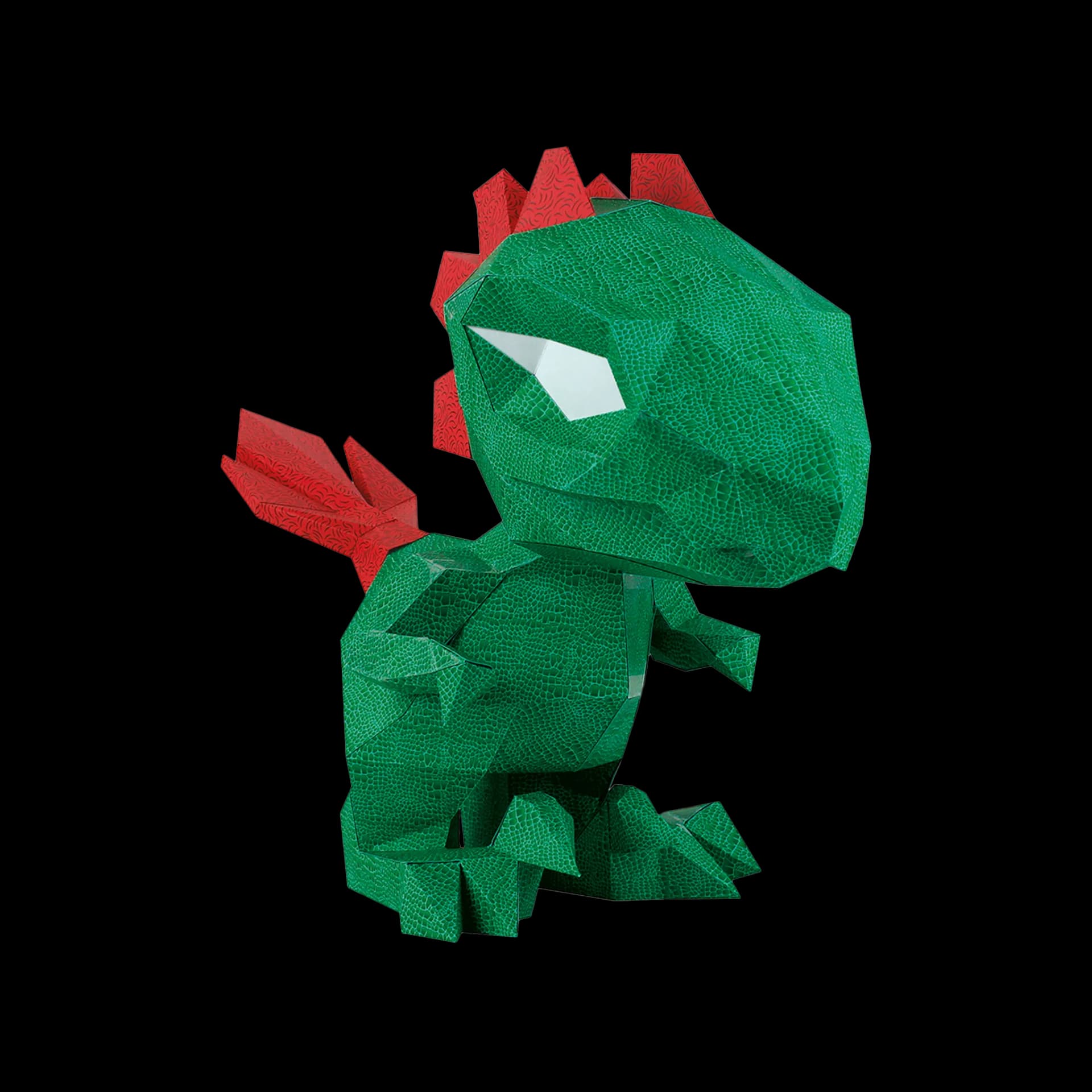 Petit dino Vert et Rouge