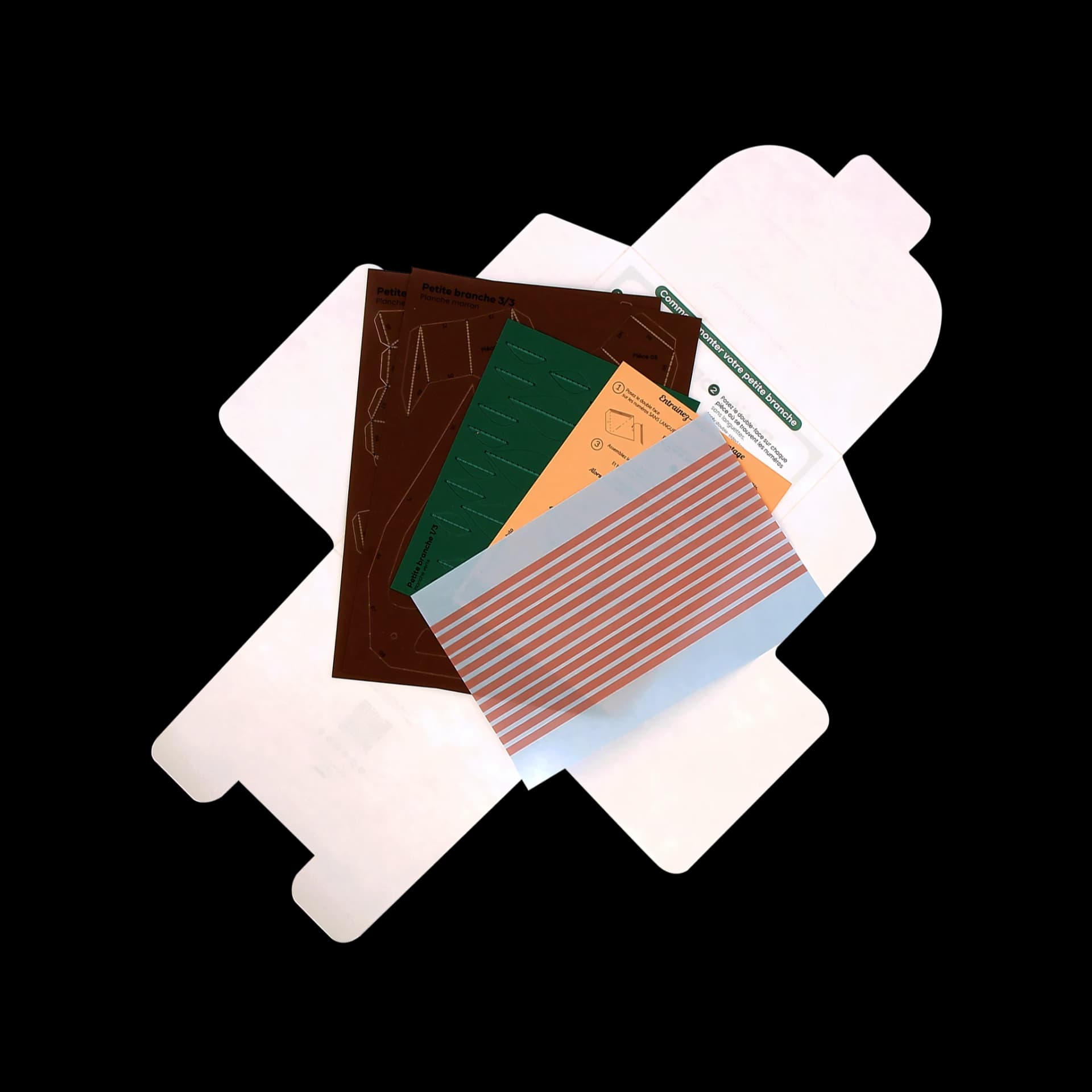 Packaging ouvert de Petite branche en papier