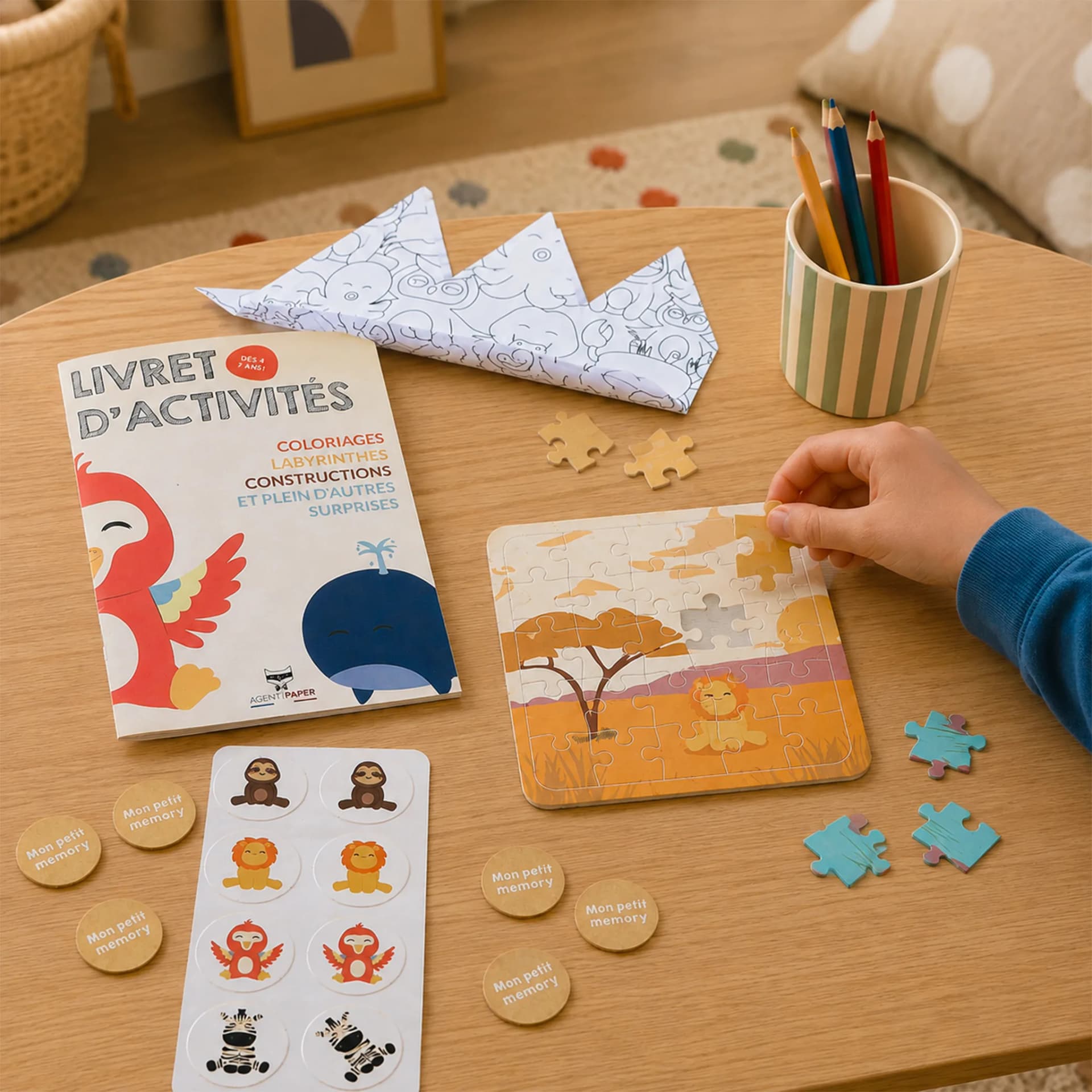 Pochette d'activités 5 a 7 ans mis en situation
