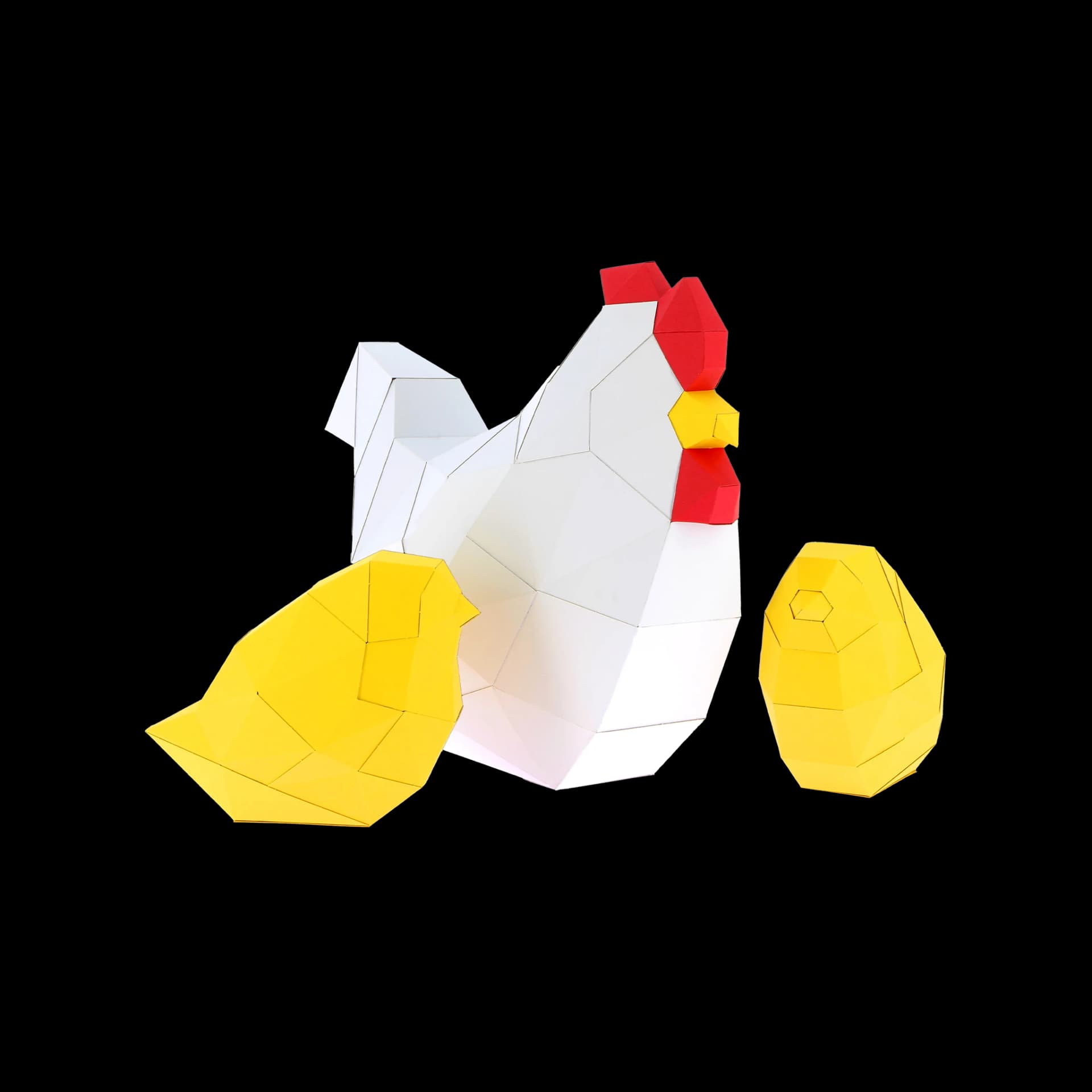 Poule et ses poussins