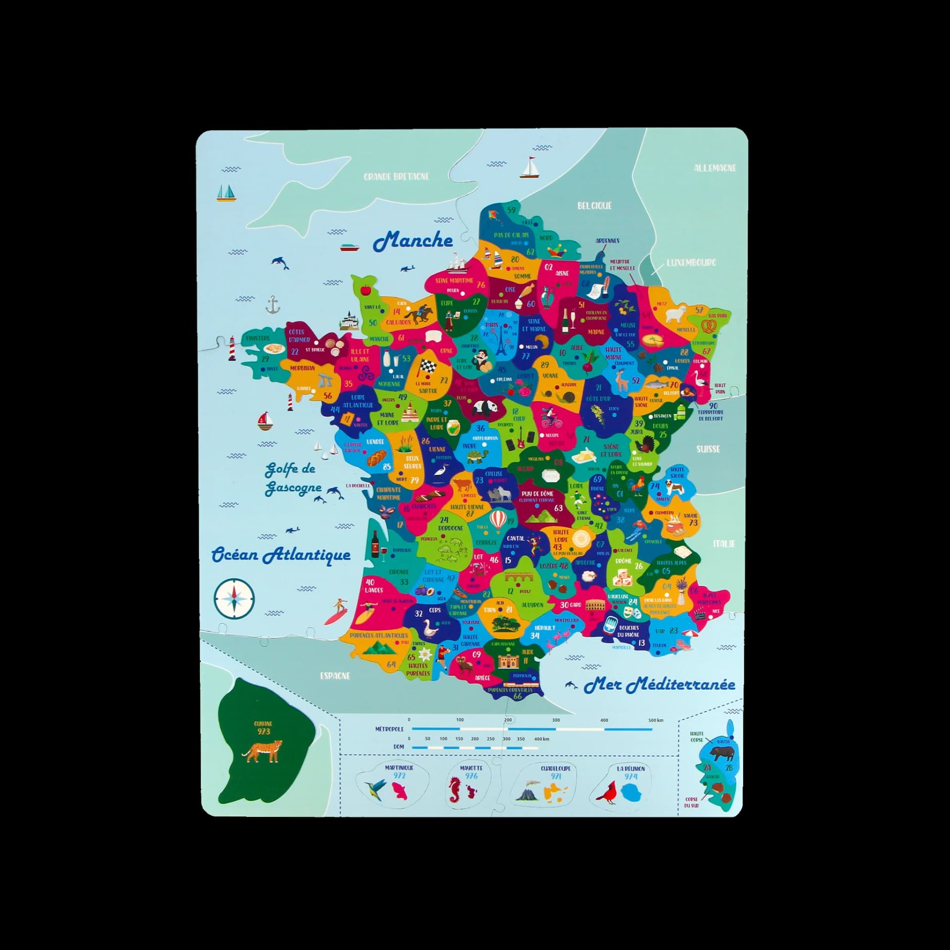 Puzzle Carte de France