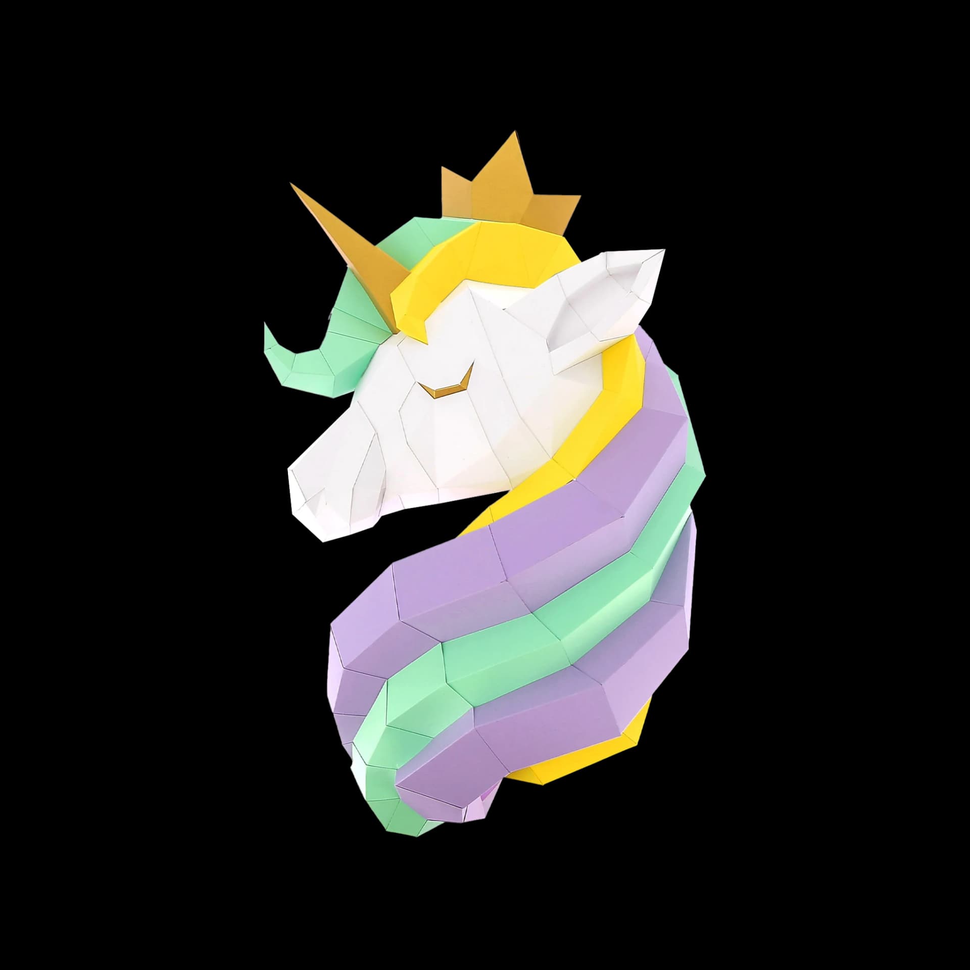 Tête de licorne