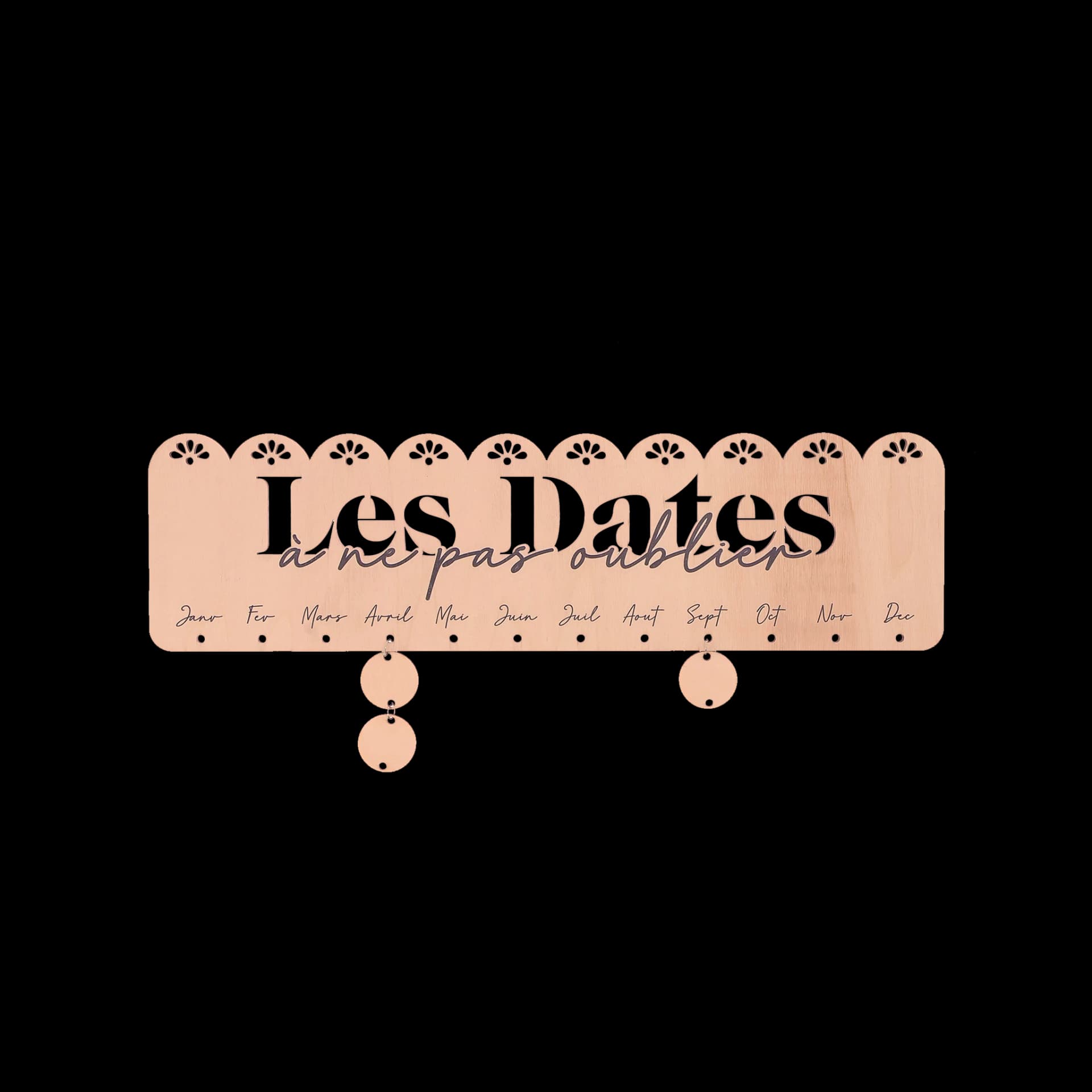 Calendrier anniversaire  - vue 3