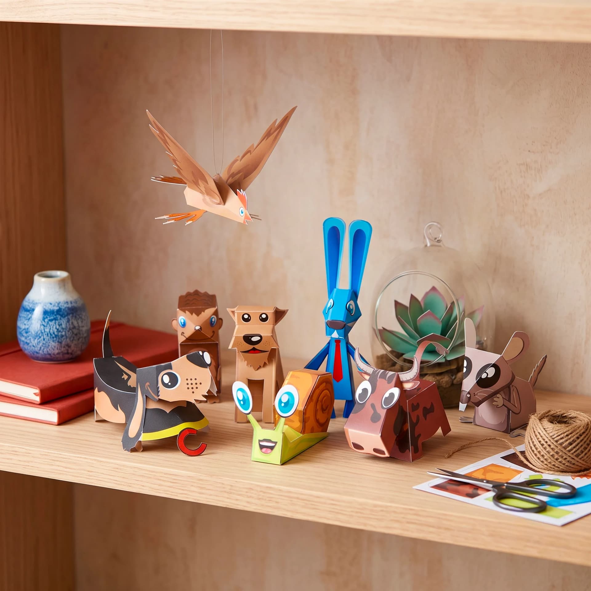 Kit 8 papertoys - vue 2