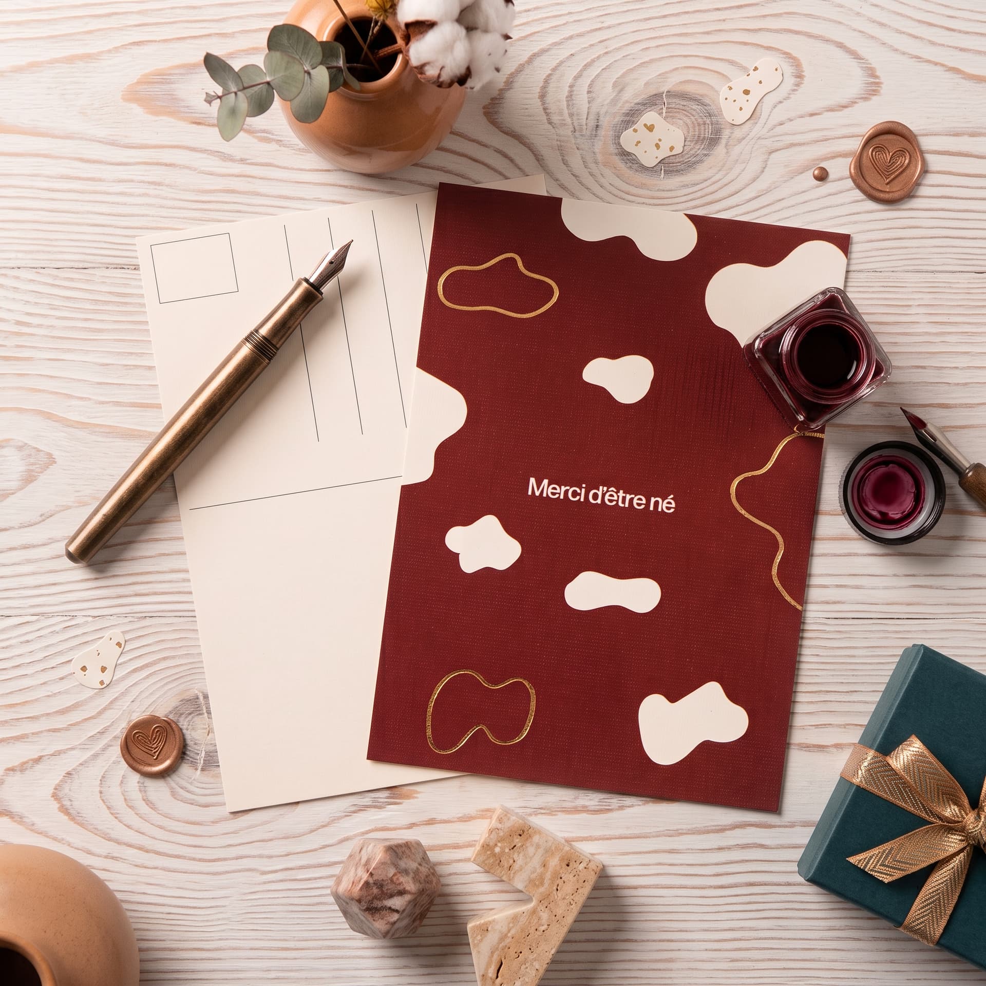 Carte postale anniversaire - vue 2