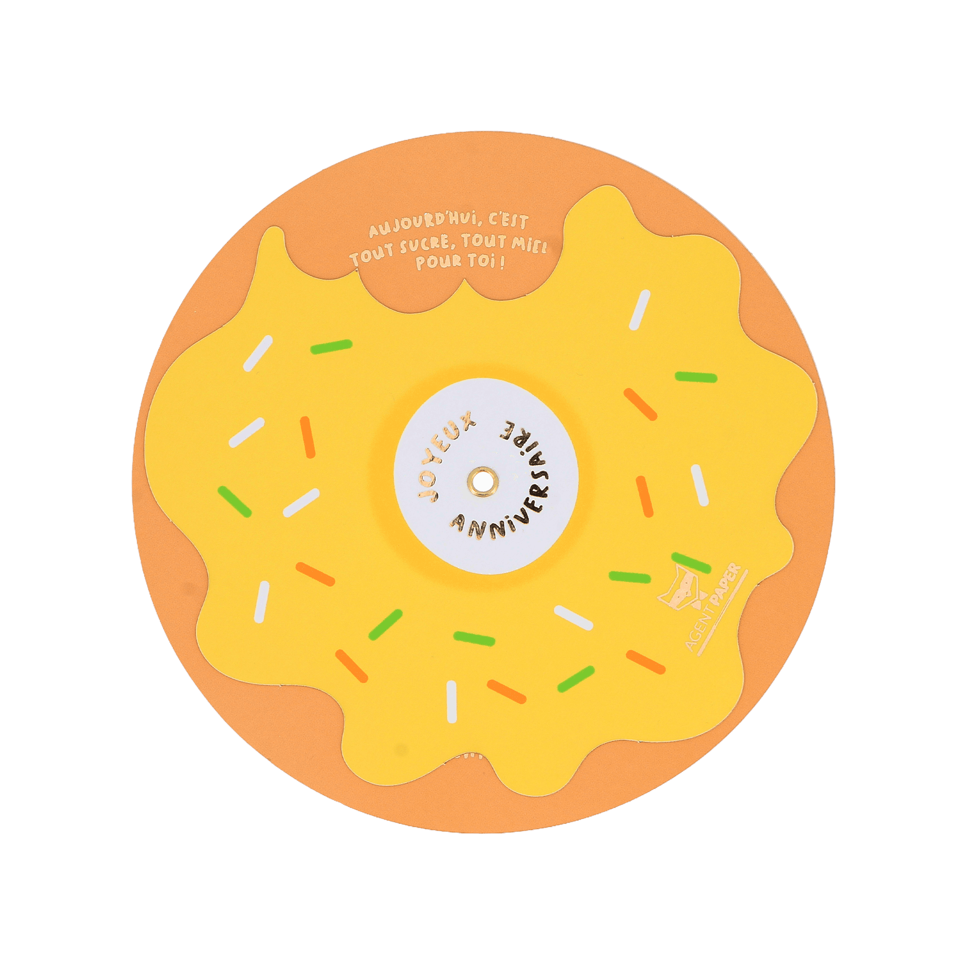Carte Anniversaire - Donut