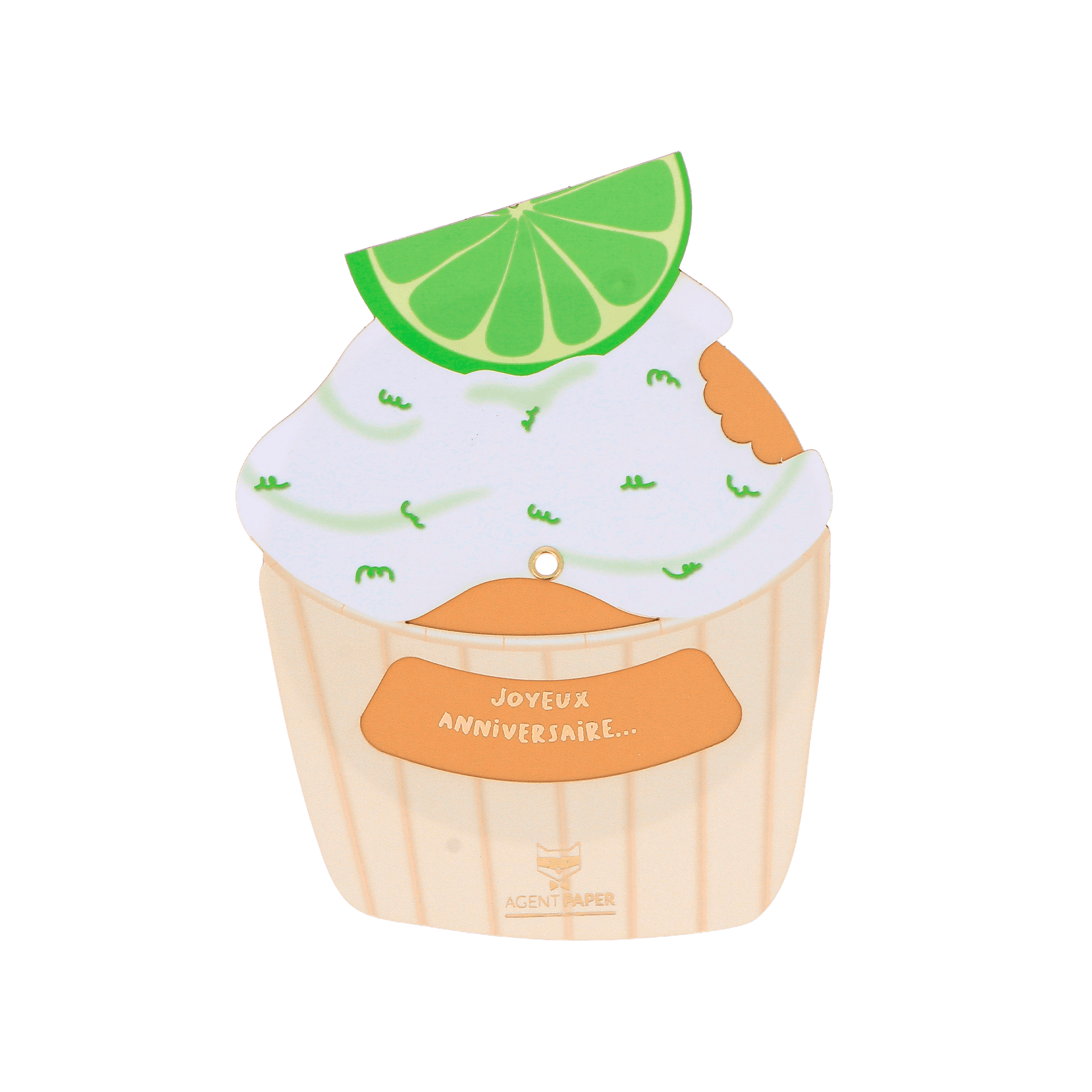 Carte Anniversaire - Cupcake