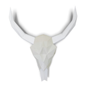 Crâne de bison en papier
