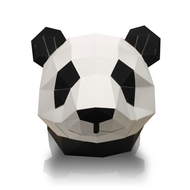 Panda en papier 3D
