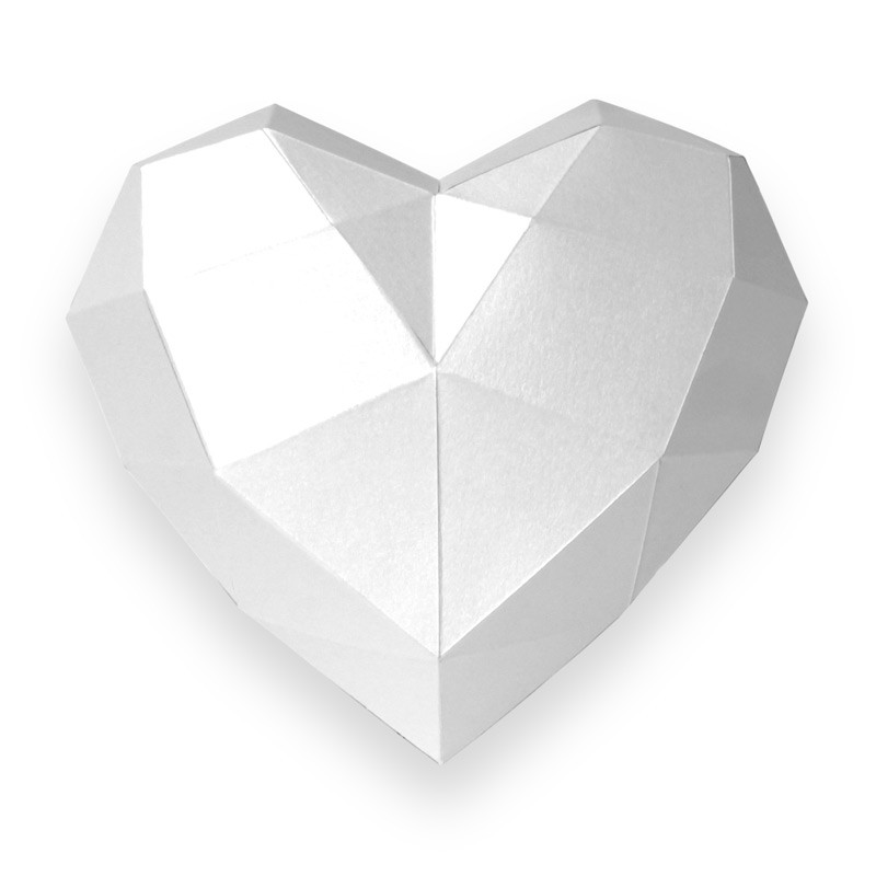 Coeur en papier 3D