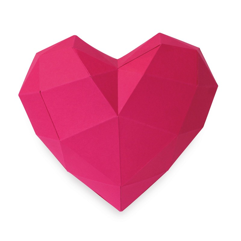 Coeur en papier 3D