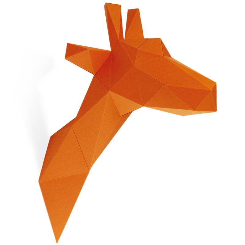 Girafe en papier 3d