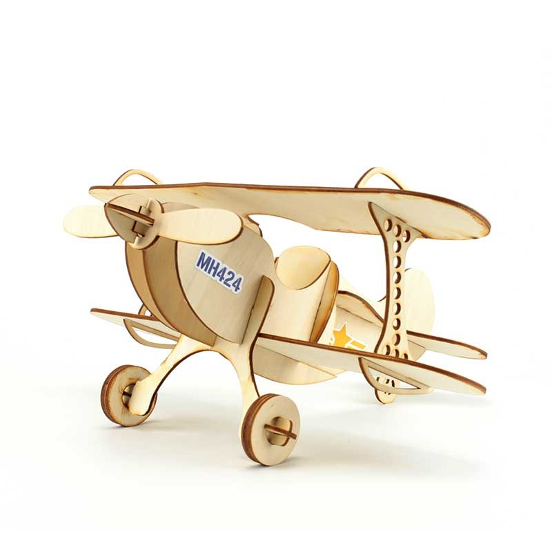 Avion en bois AgentPaper