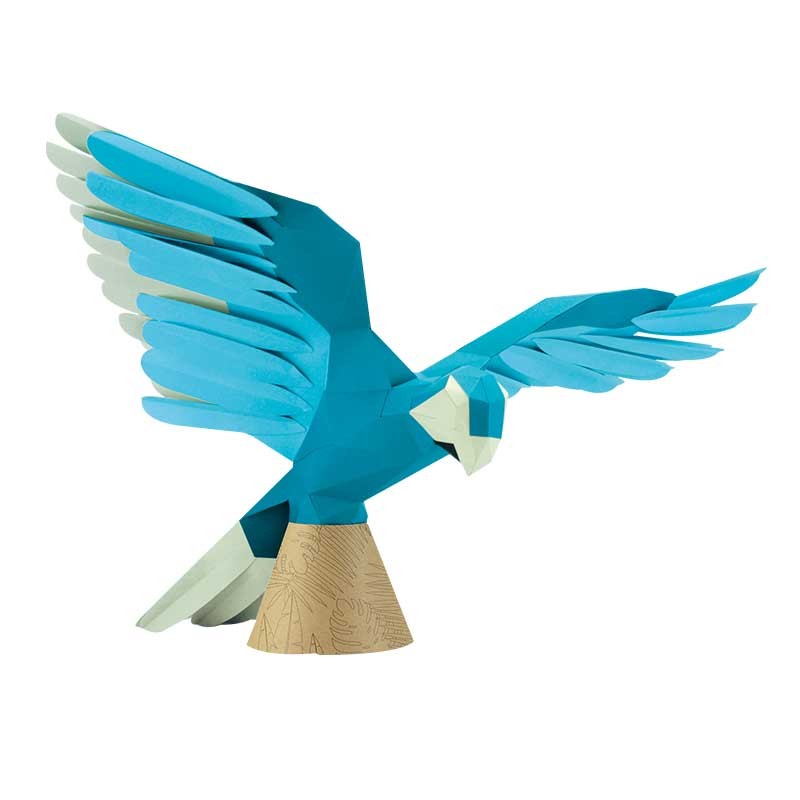 Perroquet en papier 3D