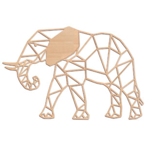 Trophée Géométrique Eléphant XL