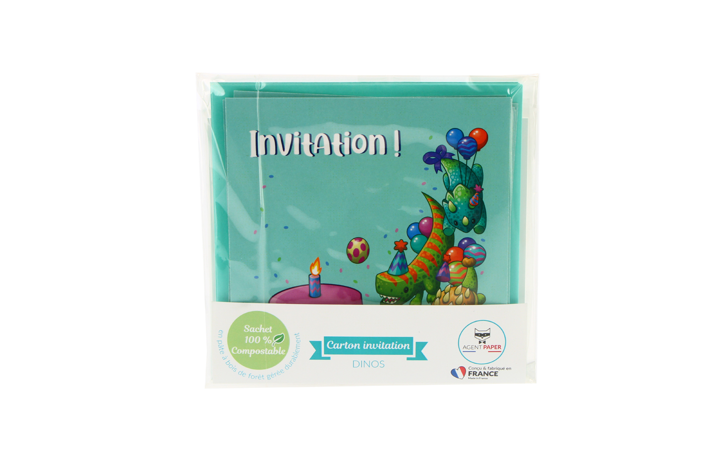 Cartons d'invitation anniversaire enfants