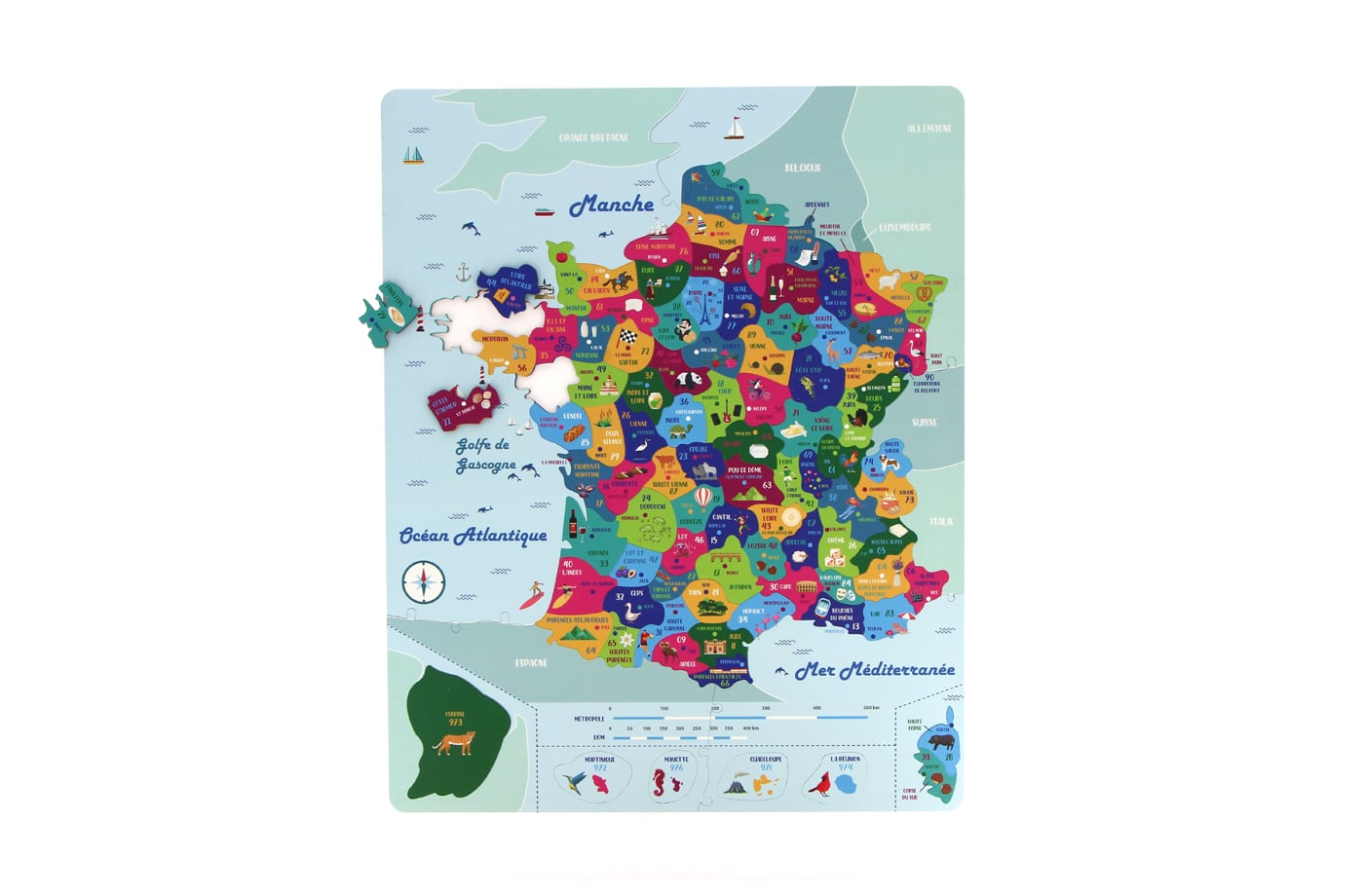 Puzzle Carte de France