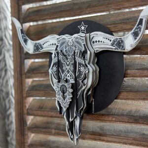 Tête de bison arizona en carton pulp
