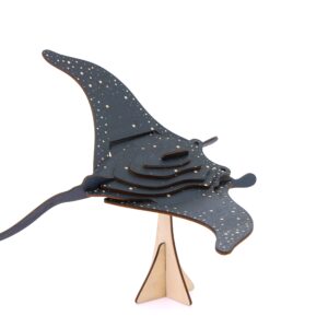 Raie Léopard en bois