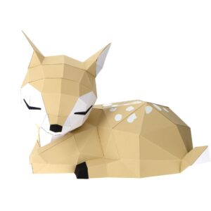 Faon en papier 3D