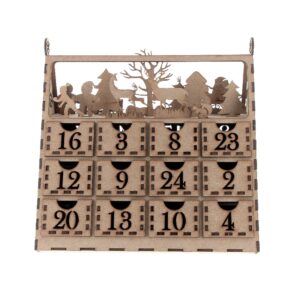Calendrier de l'avent Sapin en bois