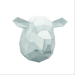 Gilles le mouton sans laine en papier 3D