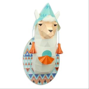 Lama en papier 3D
