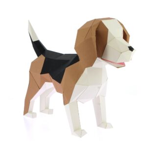 Beagle en papier